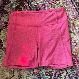 Outdoor Voices Warm Up Shorts in Flamingo